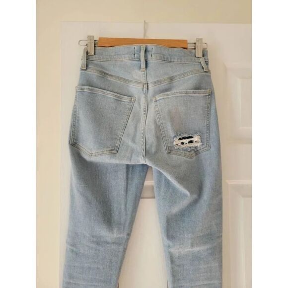 Agolde Sophie High Rise Skinny Crop in Parallel 25 - Picture 7 of 12